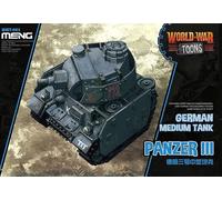 Meng Model WWT-005 1:EGG scale World War Toons Panzer III German Medium Tank