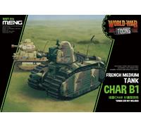 Meng Model WWT-016 1:Egg World War Toons Char B1 French Medium Tank