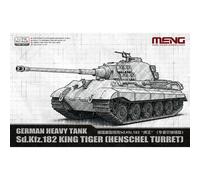 Meng Models 1:72 German Heavy Tank Sd.Kfz. 182 King Tiger (Henschel Turret) Kit