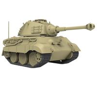 MENG Montmodel MWWT021 World Series German Heavy Tank Wortune King Tiger Henchel Color-Coded Plastic Turret MWWT021 (Tank)