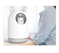 Meng pet humidifier, Silent Bedroom Mini, Small Portable USB Spray, air Purifier, Dormitory Student Home, Office Desktop, Facial Hydrating Instrument, Cute Aromatherapy-White