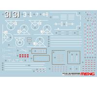 MENG SPS-088 1/700 Scale logo water sticker (for Meng PS-007)