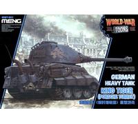Meng WWT-003 Model - German King Tiger (Porsche Turret) World War Toons
