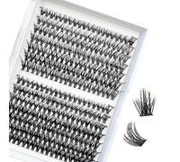 MENGCOOL 280 PCS Individual Lashes 30D 40D Lash Clusters 9-15Mix DIY False Eyelashes Wispy Lashes Bottom Lashes Diy Lashes Eyelash Extensions At Home (MIX 9-15MM)