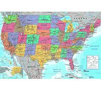Menge: Ca.300 Ml.,Kommt im Geschenkkarton. - Close Up USA Map Poster (91,5cm x 61cm)