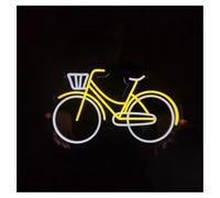 MENGE Sign Lamp Bike Neon Sign Bicycle Business Shop Wall Art Decor for Sport 50cm(C)