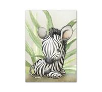 MENGE Wall Art Canvas Prints Jungle Animal Lion Elephant Giraffe Zebra Leopard Posters Prints Wall Art Aesthetics Canvas Painting For Living Room Home Decor(E,20x30cm)