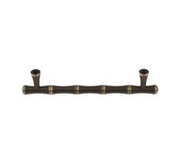 MENGGE TRUSTTWO 64/96/128/160mm Bamboo Style Furniture Handle Brass Copper Kitchen Cabinets Sliding Door Knob Drawer Wardrobe Cupboard Push Pull The New (Color : 160mm-01)