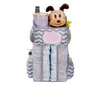 MengH-SHOP Nappy Organizers Baby Diaper Caddy Rack Hanging Diaper Organizer Holder Beside Portable Storage Bag for Toys Diaper Nappies Towels Clothes