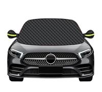 Mengine Car Windscreen Cover, Snow UV Ice Protection Car Windshield with 9 Hidden Magnets, Side Wing Mirror Covers & 2 Additional Hooks,Frost Guard Fit for Cars in All Weather