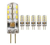 Mengjay®, 5 x G4 LED Light Bulbs 1.5 Watt AC 220-240 V Warm White 3000 K LED Bulbs 24 SMD 3014 LEDs 360° Beam Angle (220 V)