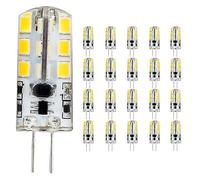 Mengjay® G4 LED Light Bulb, 3.5 Watt, Warm White, 24 SMD LEDs, 360° Beam Angle, AC/DC 12 V, Pack of 20