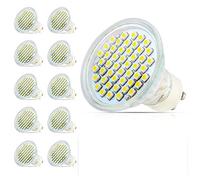 Mengjay® LED bulbs, 10 pieces GU10, AC 220-240V, 2.5W, 2835 SMD 48, LED energy saving bulbs, warm white light