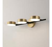 Mengjay LED Wall Lights Indoor, Modern Fashion Wall Light 3000K/4500K/6000K 3 Colours Wall Lamp, Wall Sconce Lighting for Living Room Bedroom Corridor Stairs Hallway (3heads/12W)