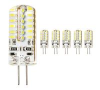 mengjay® Pack of 5 G4 LED 3 Watt Warm White DC 12 V AC Voltage with 48 x 3014 SMD 220 ~ 250 Lumen 360° G4 Pin Base Bulb Lamp Socket Spot