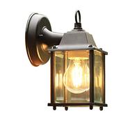 Mengjay Trade E27 Waterproof Traditional Aluminum Nostalgic Outdoor Wall Lamp Antique Wall Sconces Light for Outdoor Lighting Vintage Corridor Sconces for Yard and Garden (A)