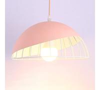 Mengjay Trade Modern Pendant Light Ceiling Hanging Light Living Room Study Kitchen Ceiling Lampshade Light Cover E27 Base Without Bulb (Pink)