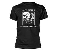 MENGJI Anti Cimex Victims of A Bombraid T-Shirt - Black S L