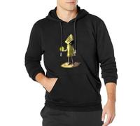 MENGJI Gown Little Nightmares Logo Design Hoody Black M