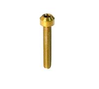 MengJiu 1pc Titanium Torx Cap Head Screw M4 M5 M6 M8 Six-Lobe Colourful Ti Bolts For Bicycle Motor Modify(Gloden,M8X30)
