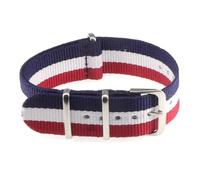 MENGKE 16mm18mm 20mm 22mm Nylon Fabric Beltaccessories Belt Buckle Bands Black 20mm Watch Strap(9,16mm)