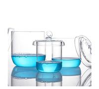MENGKE 1pcs Lab Quartz Glass Crucible With Cover High Purity And High Temperature Resistance 10/20/25/30/50ml(300ml)
