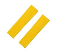 MENGKE 20mm 22mm 24mm Zwart Blue Red Yellow Bracelet Silicone Rubber Watch Band Stainless Buckle Compatible With Navitimer/avenger/Breitling Strap(Yellow,BRIGHT BLACK BUCKLE_20MM)