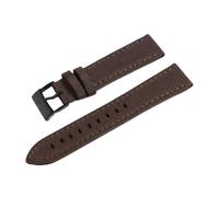 MENGKE 22mm Black Blue Green Brown Nylon Leather Watch Band Compatible With Breitling Strap NAVITIMER WORLD Avenger/navitimer Bracelet(Brown Black Buckle)