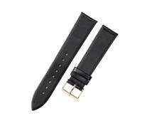 MENGKE Genuine Leather Ultra-Thin Soft Watchband Compatible With DW Men Women Blue White Brown Watch Accessorie Strap Watch Bracelet(Black-rose-K1,21mm)