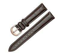 MENGKE Genuine Leather Watch Strap For Women Quick Release Watch Band 12mm 14mm 16mm 18mm 20mm Fashion Watchband Wristwatches(COFFEE RO GD,20mm)
