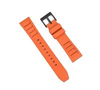 MENGKE Grade Fluoro Rubber Watch Strap 20mm 22mm Compatible With Richard Mille Watch Bands Diving Bracelet Quick Release Wrist Belt(Orange 2,22mm)