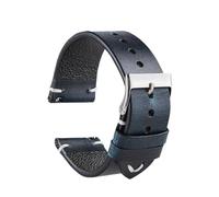 MENGKE Leather Watchband 18mm 20mm 22mm Black Brown Red Cowhide Watch Band Quick Release Strap Watch Accessories Fashion(1_20mm)