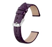 MENGKE Luxury Genuine Leather Watch Straps Women 8mm 10mm 12mm 14mm 16mm 18mm 19mm 20mm For Lady Replacement Band Bracelet(Purple,16mm)