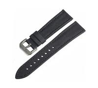MENGKE Luxury Men Watch Nylon Strap Leather 20mm 22mm 23mm Black Nylon Watch Band Strap Waterproof(Black1,22mm)