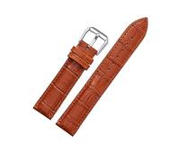 MENGKE Replacement Leather Watch Strap Leather Watchband For Men Women 12mm 14mm 16mm 18mm 19mm 20mm 21mm 22mm Watch Band(Light brown,21mm)