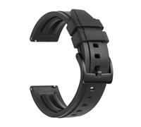 MENGKE Silicone Watch Band Quick Release Rubber Watch Straps 18mm 19mm 20mm 21mm 22mm 24mm Waterproof Diving Men Watches Accessories(Black 2,24mm)