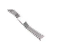MENGKE Stainless Steel Curved Bracelets Compatible With Rolex Strap Luxury Watchband Men And Woman Bracelet 13/17/18/19/20/21/22mm(Silver,17mm)