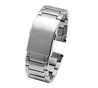 MENGKE Stainless Steel Watch Strap Compatible With Diesel DZ4316 DZ7395 7305 4209 4215 Men Metal Solid Wrist Watchband Bracelet 24mm 26mm 28mm 30mm(A Silver,28mm)