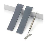 MENGKEG 21mm Rubber Silicone Watchband Waterproof Belt Compatible With Longines Conquest HydroConquest L3 Watch Strap Folding Buckle Accessories(Grey strap,NO BUCKLE_21MM)