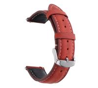MENGKG Vintage Brown Cowhide Leather Watch14/16/18/20/22/24mm Compatible With Galaxy Watch 7/6/5/4 Quick Release Wrist Bracelet Belt
