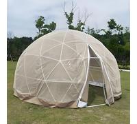 menglanchang 12x7.2ft Garden Dome Igloo,2025 New Outdoor Pvc Bubble Tent Dome For 4-7 Person, Greenhouse Garden Igloo,Waterproof Clear Dome Tent Suitable For Camping, Party,Wedding Transparent+mesh