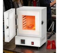 menglanchang 2000W 1150℃ Enclosed Muffle Furnace,Kiln for Metal Melting,Electric Burnout Oven Kiln-Temperature Control for Metal Melting, Ceramic Sintering, Heat Treatment & Lab Industrial Heating