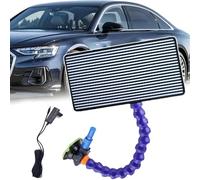 menglanchang 6-Color Dent Reflector Board Kit For Car Dent Repair,Light Board Pdr Paintless Dent Repair Removal Tool Checking Reflector Line Board- 360° Adjustable Suction Cup Bend Bracket,A