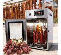 menglanchang 800w Electric Food Dehydrator | Digital Control Stainless Steel Jerky Maker | 14 Hooks For Dried Chicken,Sausage,Cured Meat,Dried Fish,Cured Duck,Duck Neck | 86°F-194°F