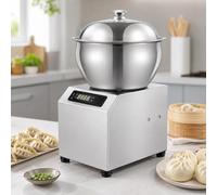 menglanchang 8kg Commercial Dough Mixer, 1800W Spiral Kneader with Timer