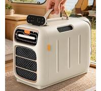 menglanchang Portable Air Conditioner, 4700Btu/800w Camping AC Unit with Cooling/Heating/Dehumidifier, 3 Fan Speeds, Touch+Remote Control, Low Power for Tent, RV, Camper, Van and Small Room 220V