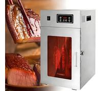 menglanchang Stainless Steel Biltong Box Food Dehydrator And Drying Cabinet - Large 7.5kg, 14 Hanging Rods,800w Food Dehydrator For Jerky, Adjustable 95-194°F Temperature Control, Low Noise