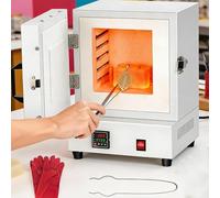 menglanchang Tabletop Electric Melting Furnace&Kiln 1150°C, 2000w Electric Kiln Furnace With Digital Controller, 6.3" Cube Chamber For Jewelry Casting, Wax Burnout, Enameling, Ceramic & Art Projects