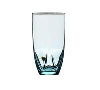 MENGLI-2024 Drinking Glasses Diamond Shaped Stemless Drinking Glasses, Colorful Lead-Free Glass Cups for Water, Milk, Juice, Wine, Whisky, Cocktail(Blue,Large)