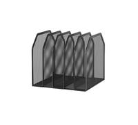 MENGLI-2024 Folder Organizer Section Vertical Desktop Organizer, Mesh File Folder Stand Sorter for Office Home(Small)